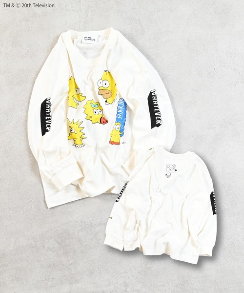 The Simpsons(ザ・シンプソンズ)の「【The Simpsons】別注L/S Tee(Tシャツ/カットソー・キッズ・ブラック/ラベンダー/ホワイト・150/110/100/90/80/140/130/120)」の5枚目の写真