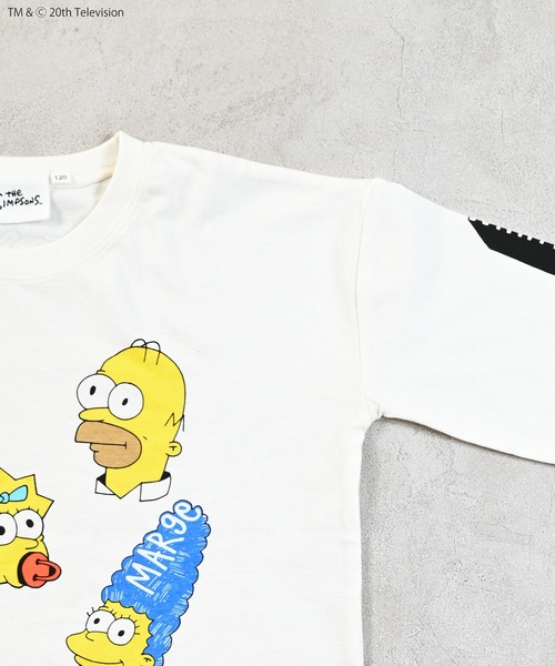 The Simpsons(ザ・シンプソンズ)の「【The Simpsons】別注L/S Tee(Tシャツ/カットソー・キッズ・ブラック/ラベンダー/ホワイト・150/110/100/90/80/140/130/120)」の6枚目の写真