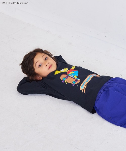The Simpsons(ザ・シンプソンズ)の「【The Simpsons】別注L/S Tee(Tシャツ/カットソー・キッズ・ブラック/ラベンダー/ホワイト・150/110/100/90/80/140/130/120)」の17枚目の写真