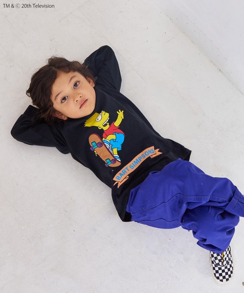 The Simpsons(ザ・シンプソンズ)の「【The Simpsons】別注L/S Tee(Tシャツ/カットソー・キッズ・ブラック/ラベンダー/ホワイト・150/110/100/90/80/140/130/120)」の18枚目の写真
