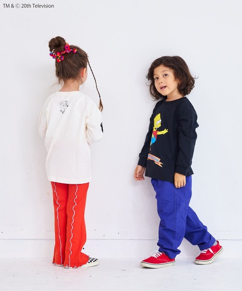 The Simpsons(ザ・シンプソンズ)の「【The Simpsons】別注L/S Tee(Tシャツ/カットソー・キッズ・ブラック/ラベンダー/ホワイト・150/110/100/90/80/140/130/120)」の20枚目の写真