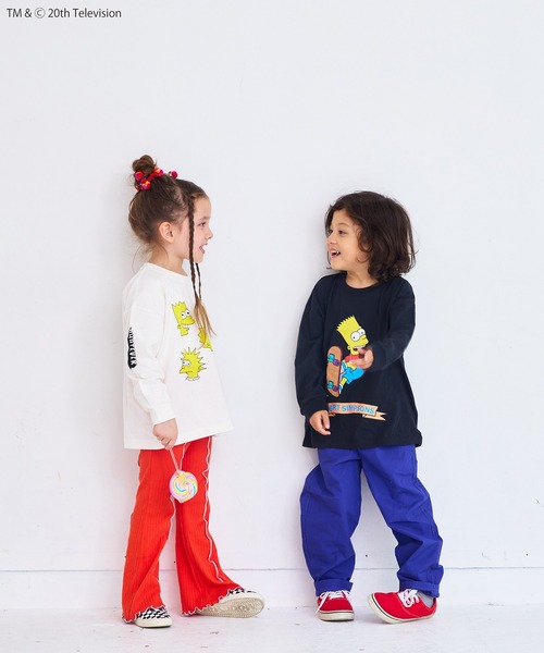 The Simpsons(ザ・シンプソンズ)の「【The Simpsons】別注L/S Tee(Tシャツ/カットソー・キッズ・ブラック/ラベンダー/ホワイト・150/110/100/90/80/140/130/120)」の22枚目の写真