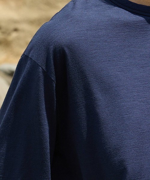 ICEBREAKER（アイスブレーカー）の「icebreaker / アイスブレーカー：別注 U Merino 150 Vintage Dye SS Tee：ONLYARK-2-2503[STD]（Tシャツ/カットソー・メンズ・ダークネイビー/グレー系その他・M/L）」の16枚目の写真