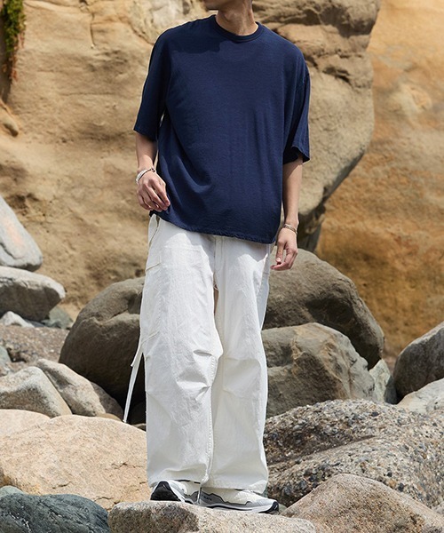 ICEBREAKER（アイスブレーカー）の「icebreaker / アイスブレーカー：別注 U Merino 150 Vintage Dye SS Tee：ONLYARK-2-2503[STD]（Tシャツ/カットソー・メンズ・ダークネイビー/グレー系その他・M/L）」の18枚目の写真