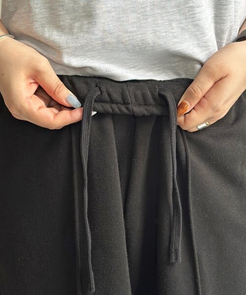 U.S. POLO ASSN.（ユーエスポロアッスン）の「【U.S. POLO ASSN. 】ワイドスウェットパンツ（その他パンツ・レディース・ブラック/グレー・MEDIUM/SMALL）」の11枚目の写真