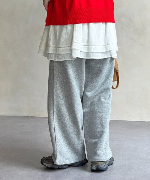 U.S. POLO ASSN.（ユーエスポロアッスン）の「【U.S. POLO ASSN. 】ワイドスウェットパンツ（その他パンツ・レディース・ブラック/グレー・MEDIUM/SMALL）」の16枚目の写真