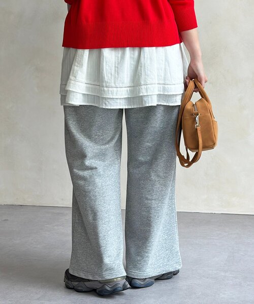 U.S. POLO ASSN.（ユーエスポロアッスン）の「【U.S. POLO ASSN. 】ワイドスウェットパンツ（その他パンツ・レディース・ブラック/グレー・MEDIUM/SMALL）」の17枚目の写真