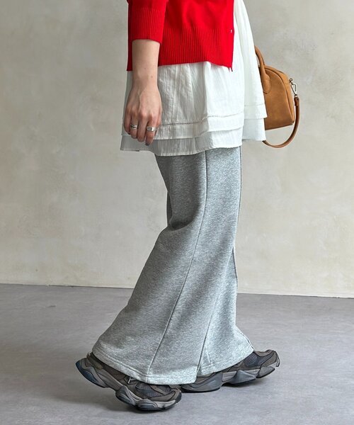 U.S. POLO ASSN.（ユーエスポロアッスン）の「【U.S. POLO ASSN. 】ワイドスウェットパンツ（その他パンツ・レディース・ブラック/グレー・MEDIUM/SMALL）」の18枚目の写真