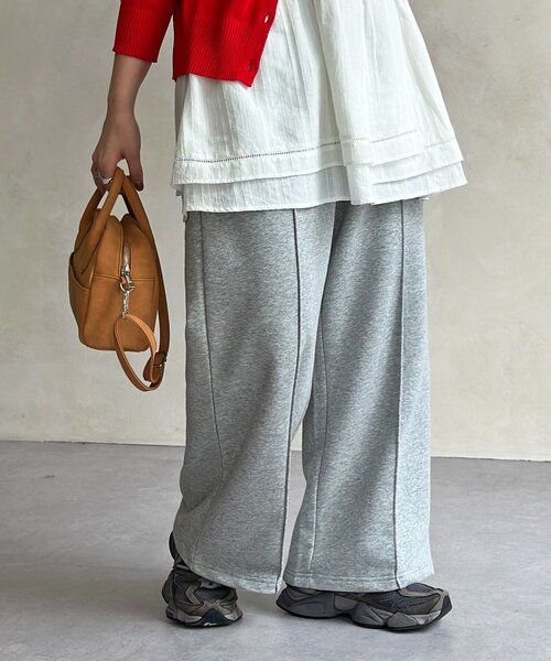 U.S. POLO ASSN.（ユーエスポロアッスン）の「【U.S. POLO ASSN. 】ワイドスウェットパンツ（その他パンツ・レディース・ブラック/グレー・MEDIUM/SMALL）」の19枚目の写真