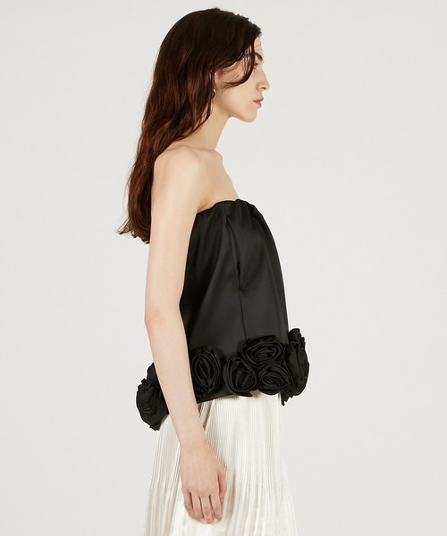 PRANK PROJECT（プランクプロジェクト）の「ローズミニスカート / Rose Mini Skirt（スカート・レディース・ブラック/マルチ/ボルドー・FREE）」の12枚目の写真