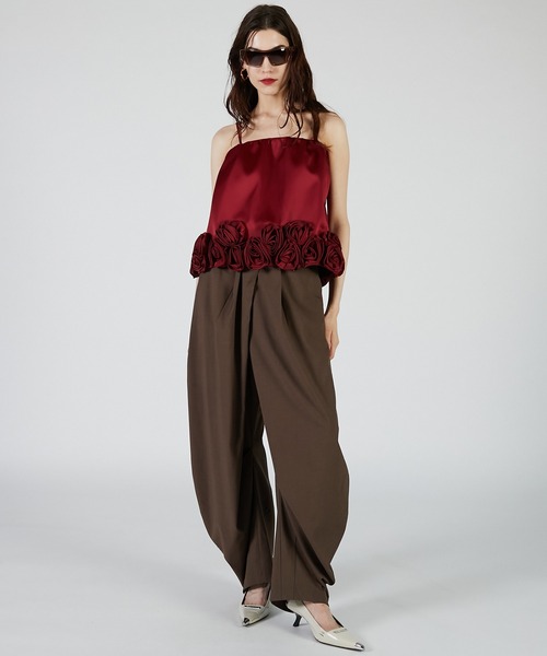 PRANK PROJECT（プランクプロジェクト）の「ローズミニスカート / Rose Mini Skirt（スカート・レディース・ブラック/マルチ/ボルドー・FREE）」の6枚目の写真