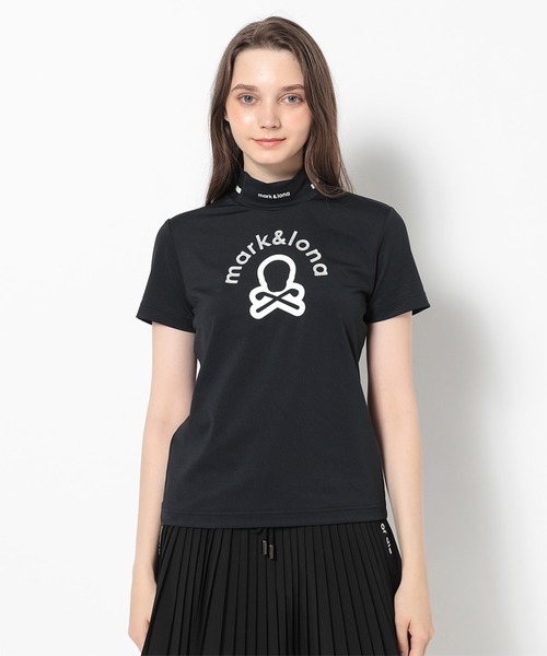 MARK & LONA(マークアンドロナ)の「Ever Motion Mock Neck | WOMEN(Tシャツ/カットソー・レディース・ブラック/ホワイト/イエロー・38)」の2枚目の写真