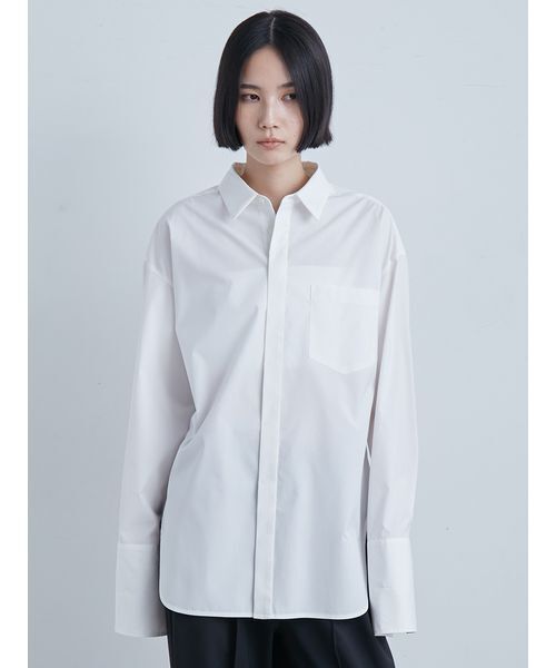 MIESROHE（ミースロエ）の「BASICダブルカフスSH（シャツ/ブラウス・レディース・アイボリー/ブルー/イエロー/ホワイト・F）」の16枚目の写真