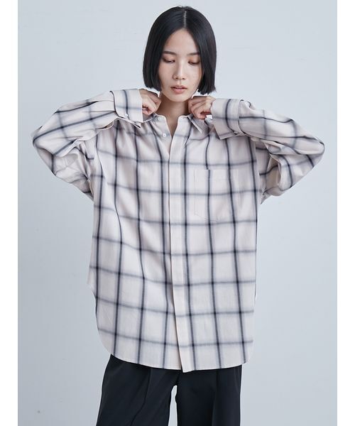 MIESROHE（ミースロエ）の「BASICダブルカフスSH（シャツ/ブラウス・レディース・アイボリー/ブルー/イエロー/ホワイト・F）」の18枚目の写真