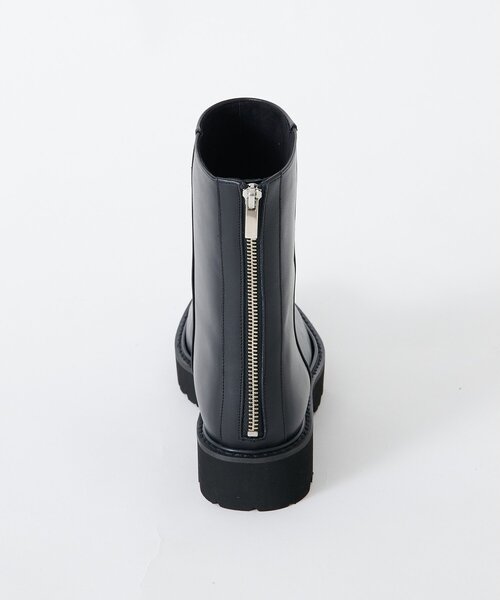 Whim Gazette（ウィムガゼット）の「【Hoaw.】バックZIPショートブーツ（ブーツ・レディース・ベージュ/ブラック・36/39/38/37）」の8枚目の写真