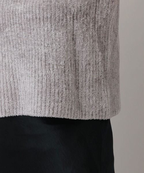A part by（アパートバイ）の「フェザーノースリーブニット（ニット/セーター・レディース・ライトグレー/ブラウン/アイボリー・FREE）」の10枚目の写真