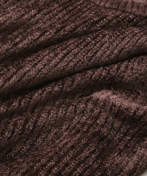 A part by（アパートバイ）の「フェザーノースリーブニット（ニット/セーター・レディース・ライトグレー/ブラウン/アイボリー・FREE）」の19枚目の写真