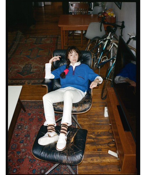 Champion（チャンピオン）の「【別注】Champion / バックプリント リバースウィーブ(R) スウェット パンツ（スウェットパンツ・レディース・ホワイト系その他・SMALL/X-SMALL）」の7枚目の写真