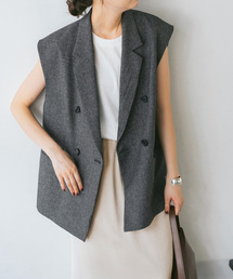 Spick & Span WEB限定品　フリンジノースリーブベスト Spick & Span WEB限定品 フリンジノースリーブベスト