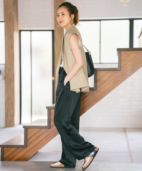 メランジダブルブレストジレ（ベスト）｜Spick & Span（スピック