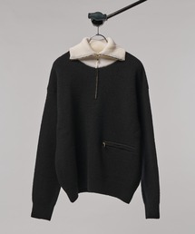 CULLNI（クルニ）の「アシンメトリーVネックニット（ニット