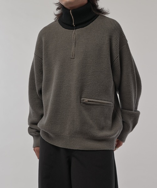 CULLNI/クルニ】ハーフZIPニット（ニット/セーター）｜CULLNI（クルニ