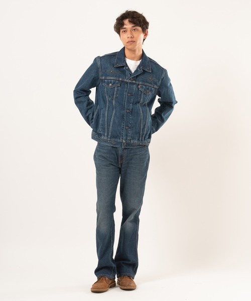 Levi's(リーバイス)の「Levi's/リーバイス トラッカージャケット(デニムジャケット・メンズ・ダークインディゴブルー・XL/S/L/M)」の4枚目の写真