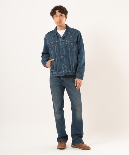 Levi's(リーバイス)の「Levi's/リーバイス トラッカージャケット(デニムジャケット・メンズ・ダークインディゴブルー・XL/S/L/M)」の6枚目の写真