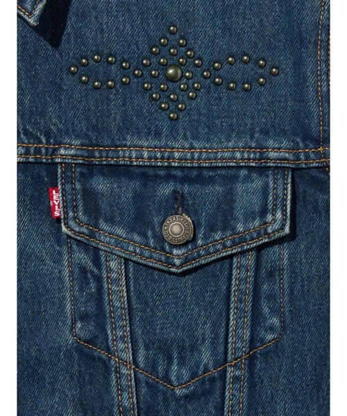Levi's(リーバイス)の「Levi's/リーバイス トラッカージャケット(デニムジャケット・メンズ・ダークインディゴブルー・XL/S/L/M)」の12枚目の写真