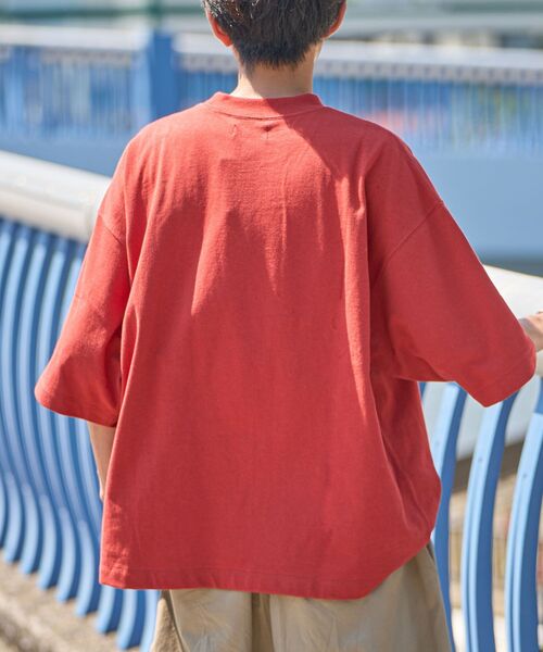 CRAFT STANDARD BOUTIQUE(クラフトスタンダードブティック)の「ヘビーウェイトハーフスリーブTEE(Tシャツ/カットソー・メンズ・アイボリー/レッド系その他5/ブラウン/ブラック/ネイビー/マスタード/オフホワイト・L/M/XL)」の11枚目の写真