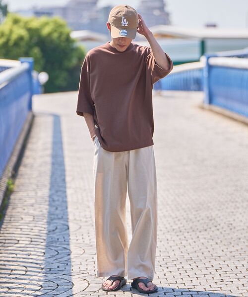 CRAFT STANDARD BOUTIQUE(クラフトスタンダードブティック)の「ヘビーウェイトハーフスリーブTEE(Tシャツ/カットソー・メンズ・アイボリー/レッド系その他5/ブラウン/ブラック/ネイビー/マスタード/オフホワイト・L/M/XL)」の17枚目の写真