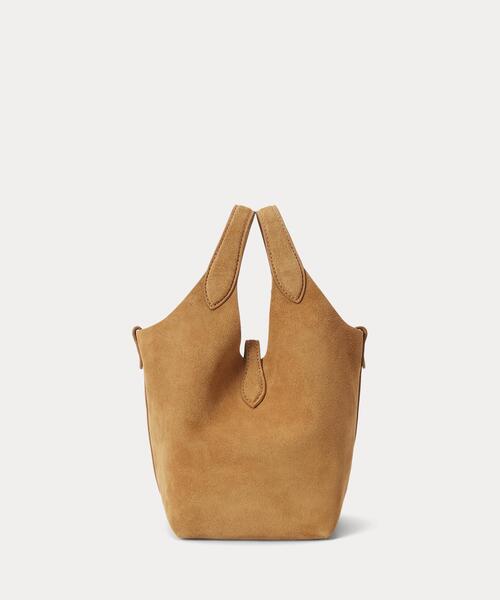 Polo Play スエード スモール トート & クロスボディ RALPH LAUREN｜Polo Play スエード スモール トート & クロスボディ