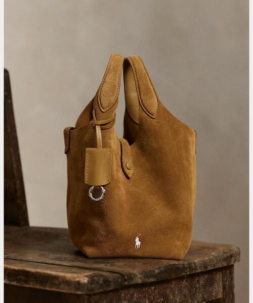 Polo Play スエード スモール トート & クロスボディ（トートバッグ