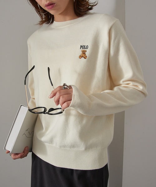 セール】【POLO BCS】ZOZO限定商品 ワンポイントベア コンパクトクルー