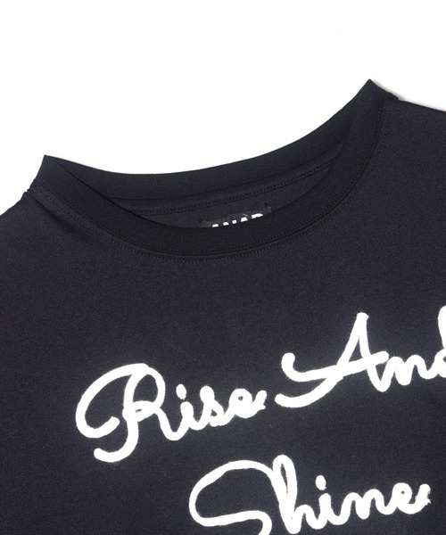 ANAP(アナップ)の「サイドスリット コード刺繍 Tシャツ(Tシャツ/カットソー・レディース・ブラック/ホワイト・FREE)」の13枚目の写真