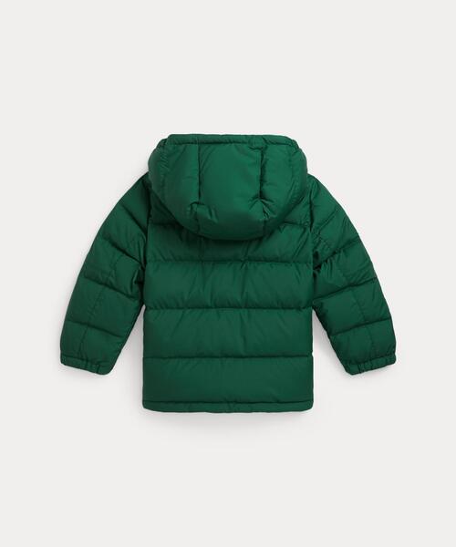 POLO RALPH LAUREN CHILDRENSWEAR(ポロ ラルフ ローレン チルドレンズウェア)の「リップストップ ダウン フーデッド ジャケット(ダウンジャケット/コート・キッズ・グリーン・7/6/4/3)」の4枚目の写真