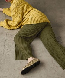 プリーツ」に該当するパンツ（グリーン・カーキ/緑色系