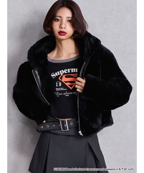 GGエコファーショートフードコート（ブルゾン）｜GYDA（ジェイダ）の