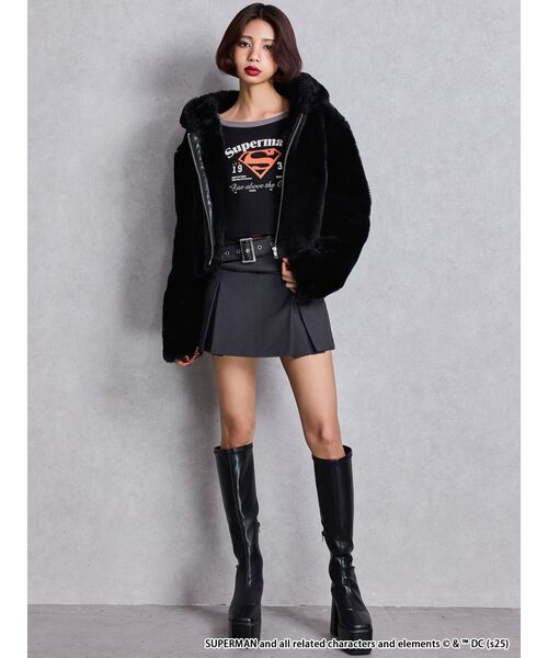 GGエコファーショートフードコート（ブルゾン）｜GYDA（ジェイダ）の