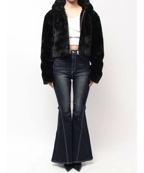 GGエコファーショートフードコート（ブルゾン）｜GYDA（ジェイダ）の