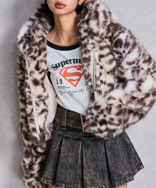 GGエコファーショートフードコート（ブルゾン）｜GYDA（ジェイダ）の