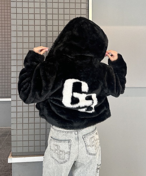 セール】GGエコファーショートフードコート（ブルゾン）｜GYDA