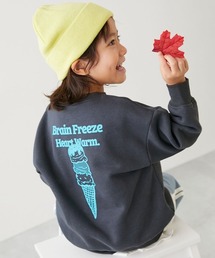 devirock（デビロック）の「デビラボ プリント 裏起毛  BOXシルエット トレーナー（スウェット・キッズ）」