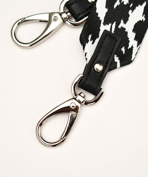 LAZY SUSAN(レイジースーザン)の「ショルダーベルト レオパ―ド(ショルダーバッグ・レディース・ホワイト/グレー・FREE)」の6枚目の写真