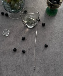 Y/lim（イリム）の「アシメボールチェーン×フラットチェーンロングネックレス（ネックレス）」