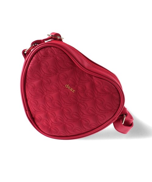 BRANSHES(ブランシェス)の「ハートキルティングショルダーバッグ(ショルダーバッグ・キッズ・レッド/オフホワイト/ブラック・FREE)」の5枚目の写真