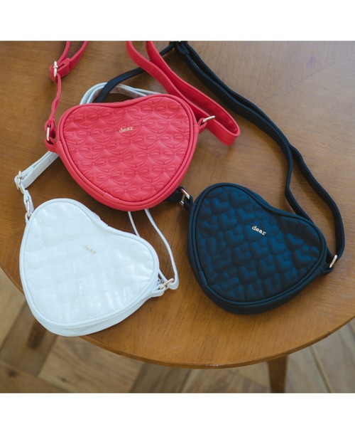 BRANSHES(ブランシェス)の「ハートキルティングショルダーバッグ(ショルダーバッグ・キッズ・レッド/オフホワイト/ブラック・FREE)」の13枚目の写真