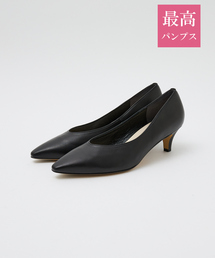 （美品）PICHE ABAHOUS 黒のパンプス PICHE ABAHOUSE パンプス 「最高パンプス」美脚×快適 7cmヒール