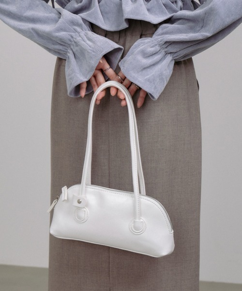 Bab（バブ）の「ミニボストンバッグ（ボストンバッグ・レディース・ブラック/ブルー/オフホワイト・ONESIZE）」の4枚目の写真