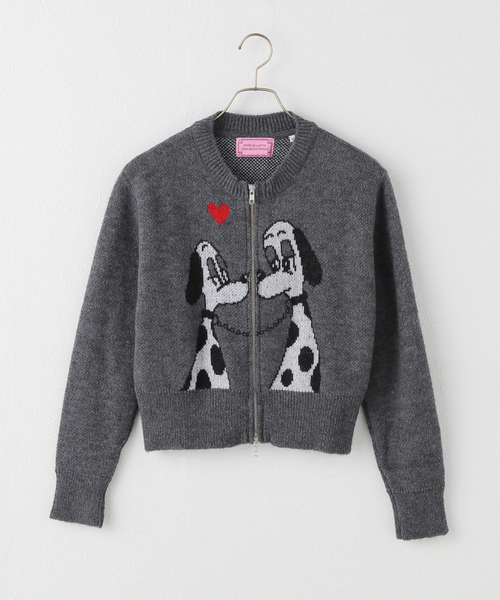 Carne Bollente(カルネボレンテ)の「【Carne Bollente/カルネボレンテ】 Lady Meets Tramp AW25CAR0101(ニット/セーター・レディース・チャコールグレー・SMALL/MEDIUM)」の2枚目の写真